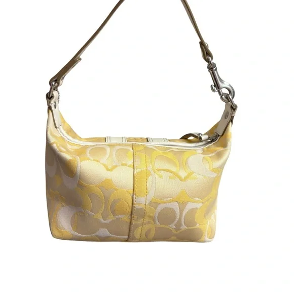 Coach vintage y2k yellow optic c mini bag RARE - Picture 3 of 12
